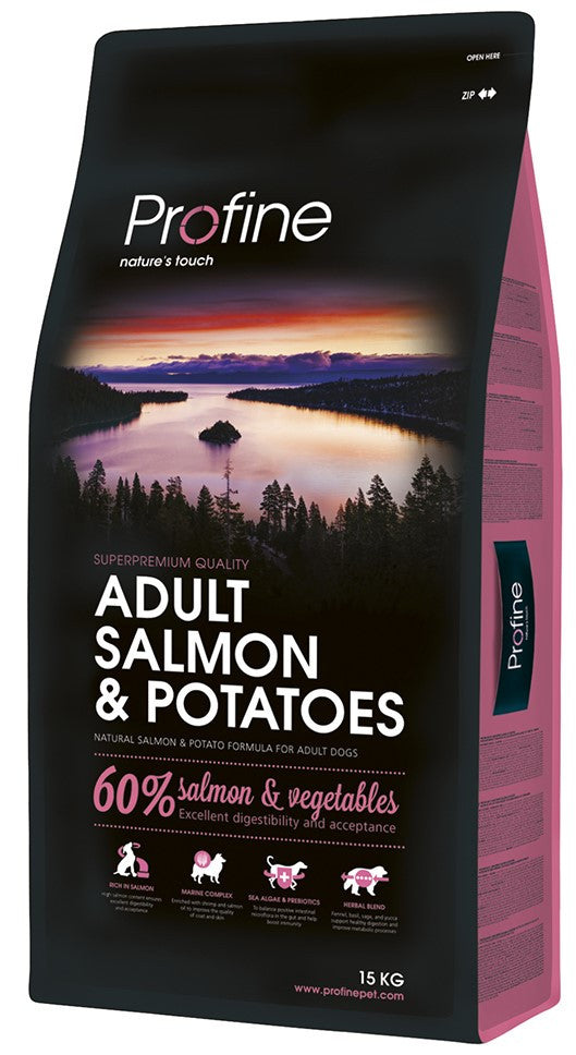 Profine hondenvoer Adult Salmon & Potatoes 12 kg