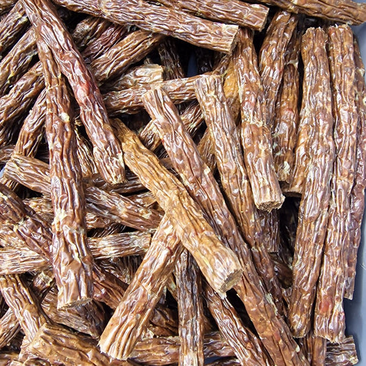 Lam Vleessticks – 100% Lam – 1 kg (circa 35 stuks) – Natuurlijke Gedroogde Hondensnack