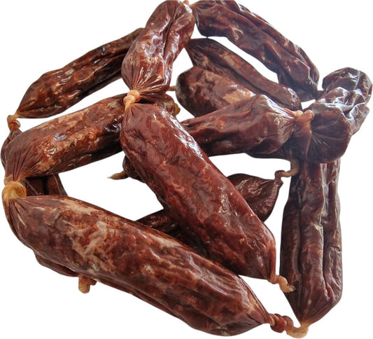 100% Rund Vleesworstjes – Natuurlijke Kauwsnack voor Honden – 1 kg