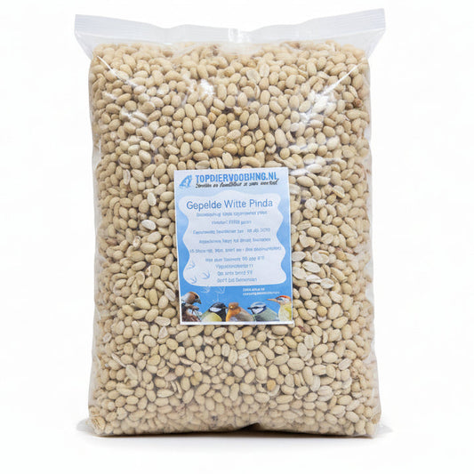 Gepelde Witte Pinda’s Olierijk – 5 kg – Voor Vogels en Eekhoorns