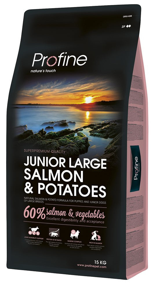 Profine hondenvoer Junior Large Salmon & Potatoes 12 kg