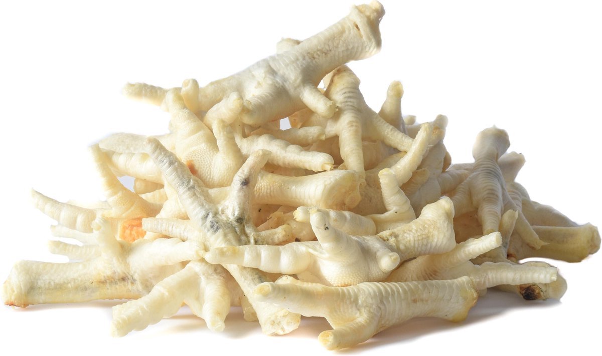 Kippenpoten Wit – Hondensnack – 1 kg