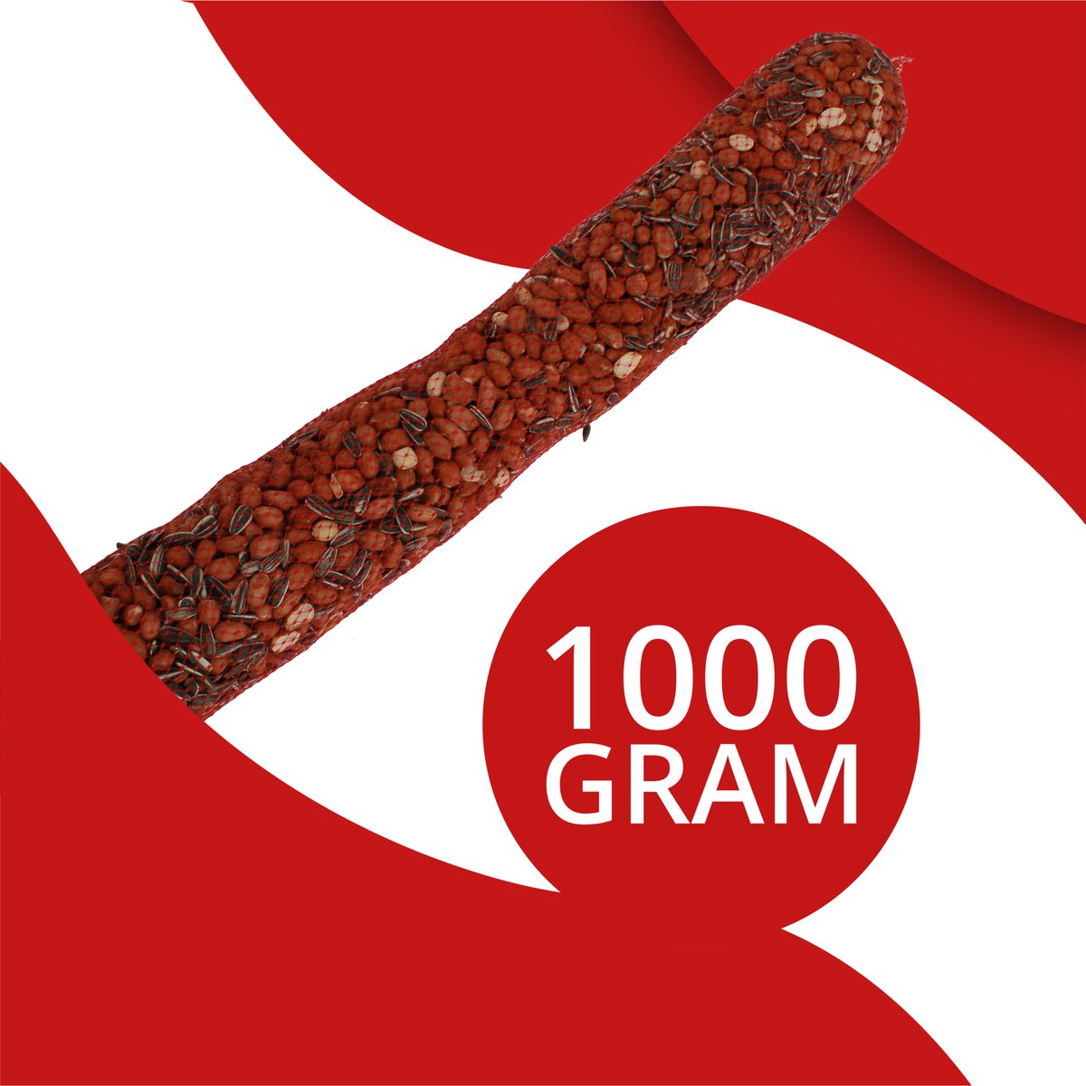 Mixslinger voor Tuinvogels – 12 x 1 kg – 55 cm – Natuurlijke Vogelvoer Mix