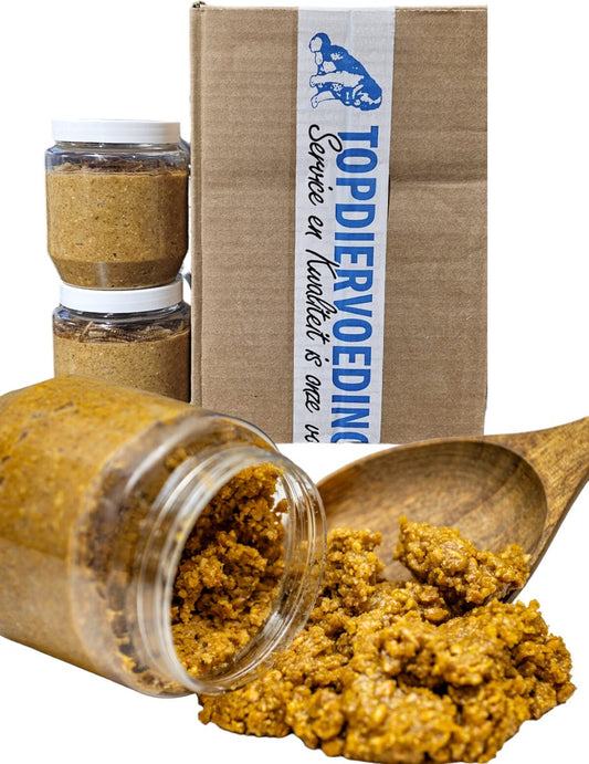 Pindakaas Naturel voor Vogels – 12 x 350 g
