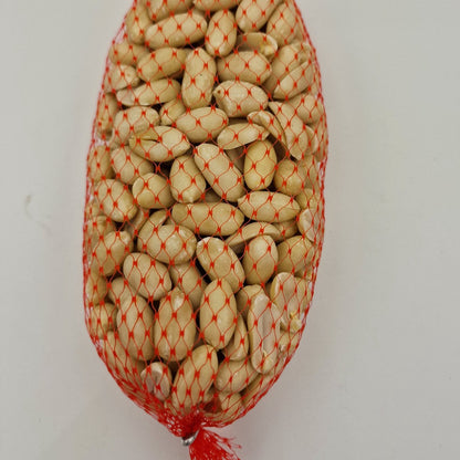 Pindanetjes Wit – 50 x 200 g (10 kg) – Gepelde Pinda’s zonder Vlies