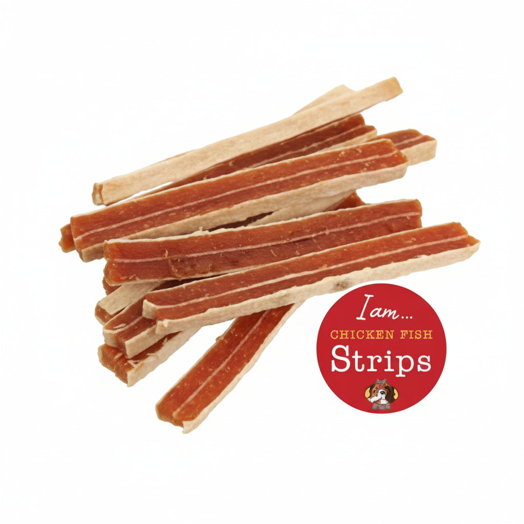 Kip en Visstrips zakje à 400 gram