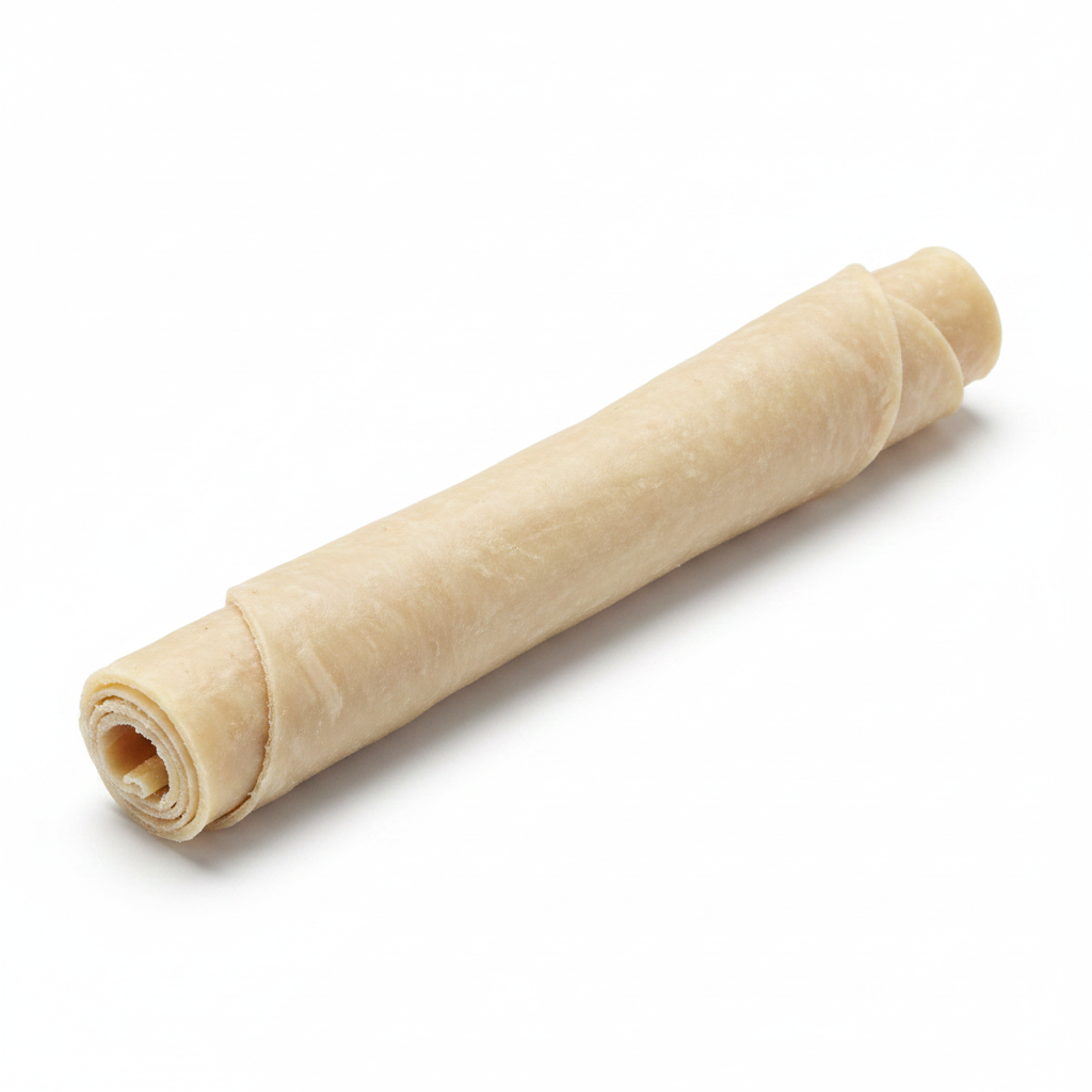 Witte Buffelhuid Kluif 10 inch / 25,5 cm